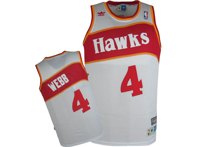 New Arrival NBA Atlanta Hawks Spud Webb Soul Swingman Home Adidas Jerseys
